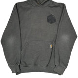 Sysco Warehouse Carhartt Graphic Hoodie - Medium Gray Cotton Blend