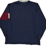 Number 9 On Sleeve Polo By Ralph Lauren Rugby Shirt - XL Navy Cotton