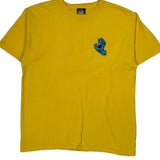 Youth Santa Cruz Graphic T-Shirt - XL Yellow Cotton