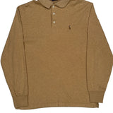 Polo By Ralph Lauren Polo Shirt - Medium Brown Cotton