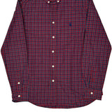 Age 14-16 Ralph Lauren Checked Shirt - Large Blue Cotton