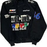 Racing Team Nascar Varsity Jacket - 3XL Black Cotton