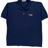 Fila Polo Shirt - XL Navy Cotton
