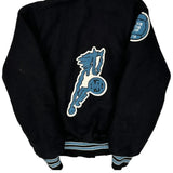 Rookie Of The Year 2015 Letterman Graphic Varsity Jacket - Small Blue Wool Blend
