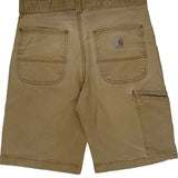 Carhartt Carpenter Shorts - 31W 10L Beige Cotton Blend