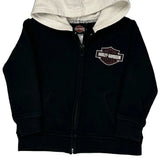 Age 24 Months Harley Davidson Hoodie - 3XS Black Cotton
