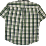 Tommy Hilfiger Checked Short Sleeve Shirt - XL Green Cotton
