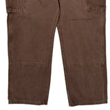 Wrangler Carpenter Pants - 40W 30L Brown Cotton