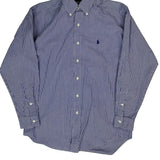 Blake Ralph Lauren Checked Shirt - Small Blue Cotton