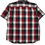Carhartt Checked Short Sleeve Shirt - XL Blue Cotton