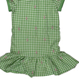 Age 4 Polo By Ralph Lauren Checked Dress - XS Green Cotton