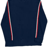 Tommy Hilfiger Striped Long Sleeve T-Shirt - Large Navy Cotton
