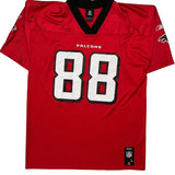 Falcons Reebok Nfl Football Jersey - Large Red Polyester