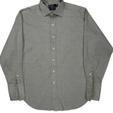 Philip Polo By Ralph Lauren Shirt - Large Gray Cotton