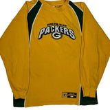 Green Bay Packers Nfl Long Sleeve T-Shirt - Medium Yellow Cotton
