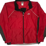 The North Face Windbreaker - Large Red Polyester
