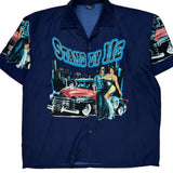 Stand By Me Print Jupiter Graphic Hawaiian Shirt - 2XL Multicoloured Polyester