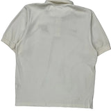 Nike Polo Shirt - Medium White Cotton