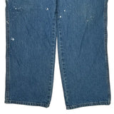 Dickies Double Knee Carpenter Jeans - 36W 31L Blue Cotton