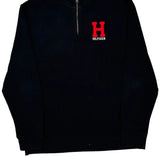 Tommy Hilfiger 1/4 Zip - XL Black Cotton