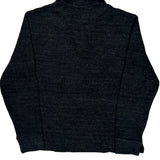 Polo By Ralph Lauren 1/4 Zip - Large Gray Cotton Blend