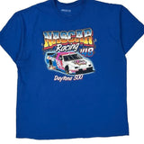 Daytona 500 Nascar T-Shirt - XL Blue Cotton