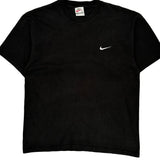 Nike T-Shirt - Medium Black Cotton