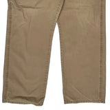Wrangler Double Knee Carpenter Trousers - 36W 32L Beige Cotton