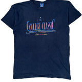 Authentic Athletic Apparel Champion Single Stitch T-Shirt - 2XL Blue Cotton