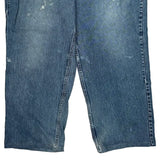 Outkast Cargo Jeans - 37W 33L Blue Cotton