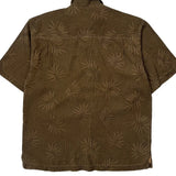 Tommy Bahama Hawaiian Shirt - Medium Brown Silk