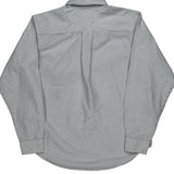 Age 10-12 Ralph Lauren Striped Shirt - Medium Blue Cotton