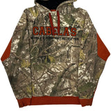 Cabelas Camo Hoodie - Medium Camo Cotton