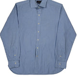 Polo By Ralph Lauren Checked Shirt - Large Blue Cotton