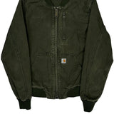 Carhartt Bomber Jacket - Medium Green Cotton
