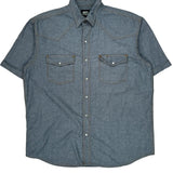 Key Denim Shirt - XL Blue Cotton