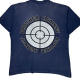 Rykers Brother Against Brother Band Fruit Of The Loom Single Stitch T-Shirt - XL Blue Cotton
