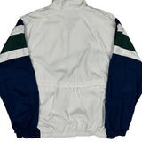 Nike Striped Windbreaker - Large Green Polyester