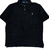 Polo By Ralph Lauren Polo Shirt - Large Black Cotton