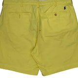 Polo By Ralph Lauren Chino Shorts - 38W 6L Yellow Cotton