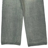 Unbranded Wide Leg Jeans - 32W 29L Acid Wash Denim