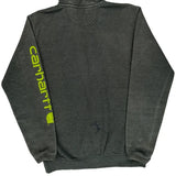 Loose Fit Carhartt Hoodie - Small Gray Cotton Blend