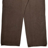 Wrangler Carpenter Pants - 34W 30L Brown Cotton