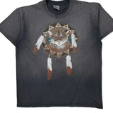 Single Stitch Puma Oneita T-Shirt - XL Gray Cotton Blend