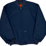 Red Kap Bomber Jacket - Large Navy Polyester