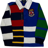 Age 3 Ral 1967 Crest Polo By Ralph Lauren Striped Rugby Shirt - 2XS Multicoloured Cotton