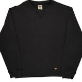 Dickies Sweatshirt - Large Black Cotton Blend