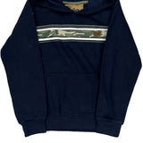 Age 7 Lee Camo Hoodie - Small Navy Cotton