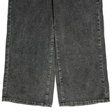 Romwe Wide Leg Jeans - 34W 29L Grey Lyocell