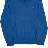 Polo By Ralph Lauren Jumper - Large Blue Cotton